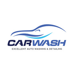 Car Wash and Detailing Logo Vector