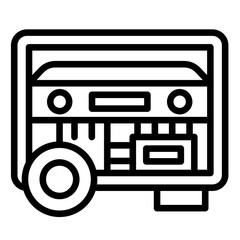 Portable Generator Icon