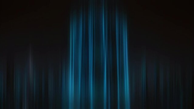 The video is of a building tower circuit board-like structure with a glowing light moving through it.