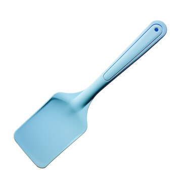 recommend clip art: Blue plastic spatula kitchen utensil on transparent background clipart