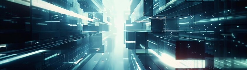 Fototapeta premium Futuristic Imagine a sleek and minimalist background that evokes a sense of the future