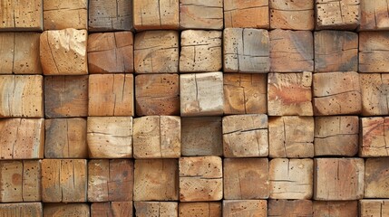 Fototapeta premium Background consists of brick blocks
