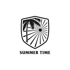 summer logo vector