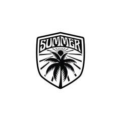 summer logo vector