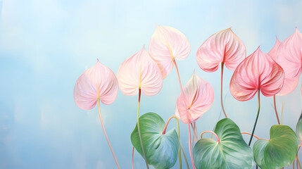 Soft leaves close-up