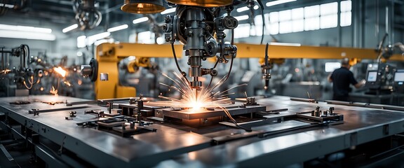 equipment production automation robot industrial automaton automated automatic artificial intelligence manufacturing robotic factory plant machine technology workshop advanced science