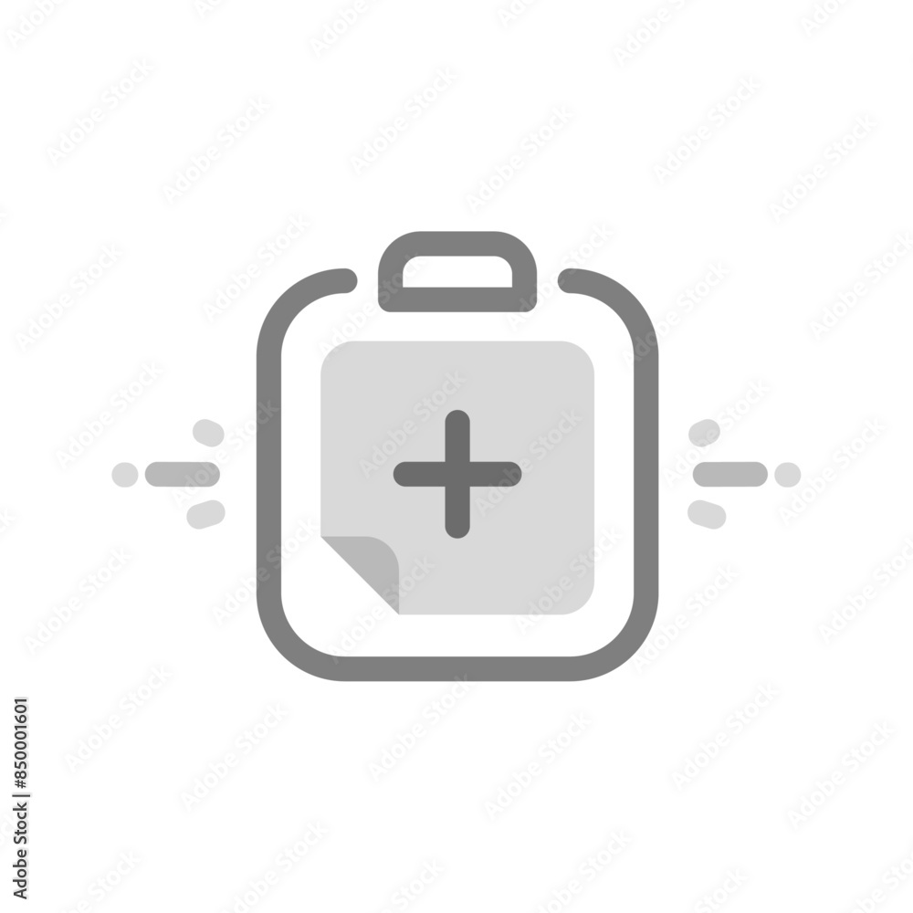 Poster upload document button concept illustration flat design. simple modern graphic element for ui, infog