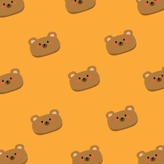 seamless pattern with bears