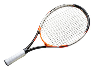 Tennis racquet png isolated on transparent background