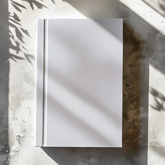 White book mockup 