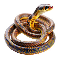 Fototapeta premium snake isolated transparent background