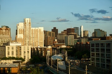 Obraz premium city skyline