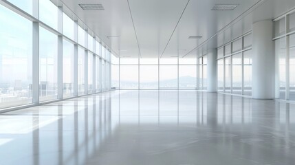 Business environment designed with spacious copy space.