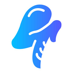 fried chicken Gradient icon