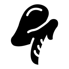 fried chicken Solid icon