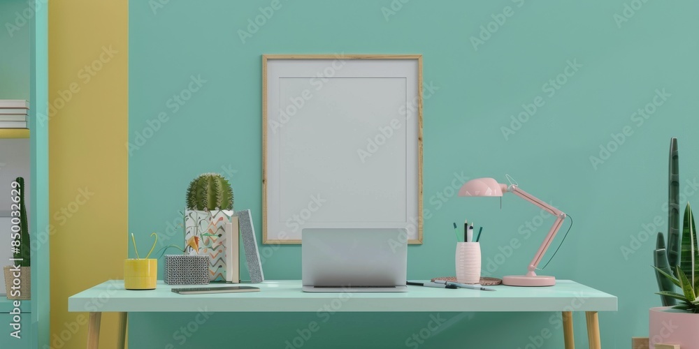 Poster copy space mockup layout perfect for showcasing your branding.
