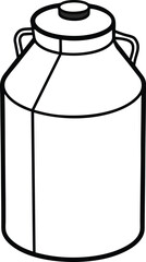 illustration of milk bottle
