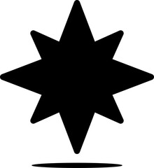 star compass star compass nautical map Glyph