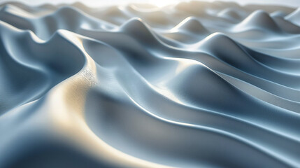 3D rendering fast flowing technology lines.