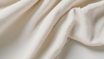 white silk background