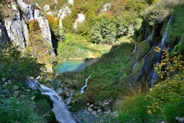 Plitvice Lakes National Park is one of the oldest and largest national parks in between Lika-Senj County and Karlovac County in Croatia