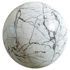 round marble balls isolate on transparency background 