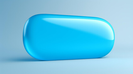 Eyecatching blue speech bubble icon for modern websites and social media profiles.