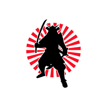 recommend clip art: Samurai warrior Traditional armor of japanese