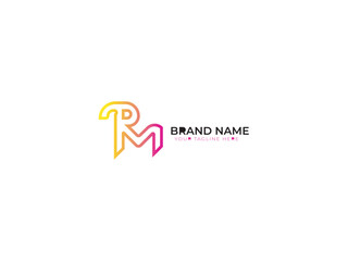 Fototapeta premium Creative initial brand identity monogram logo design