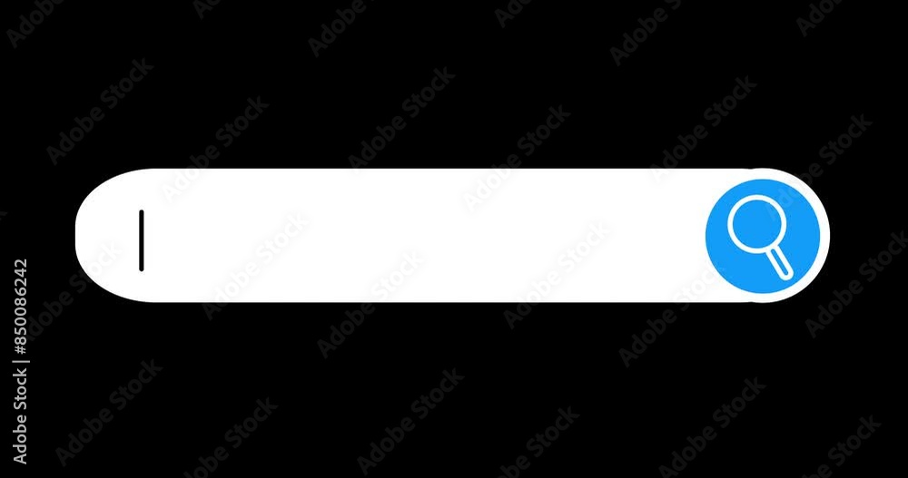 Poster Black background, search bar and browse for website, information and question with URL. Internet, access and navigation for inquiry, research topics and find answers with interface link by mockup