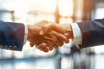 business partners shaking hands . concept of partnership