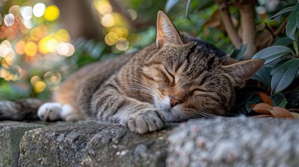 Obraz premium The Face Of A Charming Tabby Kitty Adorning The White And Gray Body Of Another Kitty