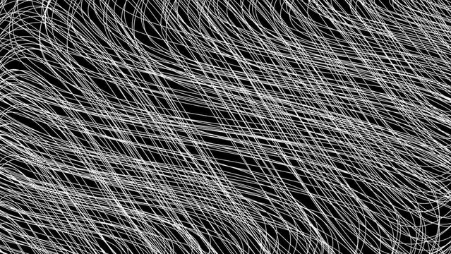 sketch Lines overlay animation random similar white and black texture background