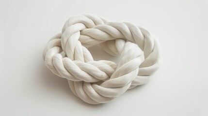 gordian knot on a white background