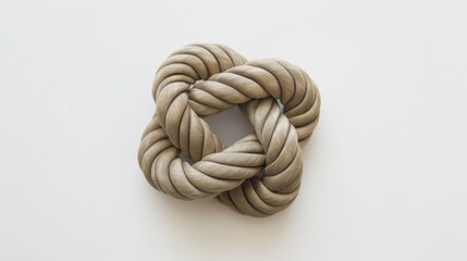 gordian knot on a white background