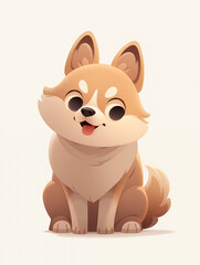 A variety of dog image libraries.Cute animal patterns of various breeds of dogs, illustrations, posters, background images, decorative graphics, wallpapers, stickers.