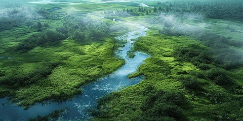 Represents protected natural areas for conservation and exploration