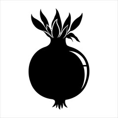 illustration of a pomegranate