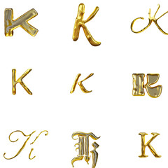 Uppercase letter K of the alphabet
