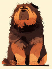 A variety of dog image libraries.Cute animal patterns of various breeds of dogs, illustrations, posters, background images, decorative graphics, wallpapers, stickers.