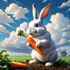 rabbit with carrot
Generative AI