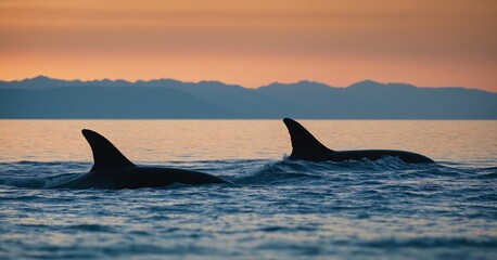 Fototapeta premium Vaquita (Phocoena sinus): The vaquita is a critically endangered porpoise species found in the Gulf of California, Mexico.