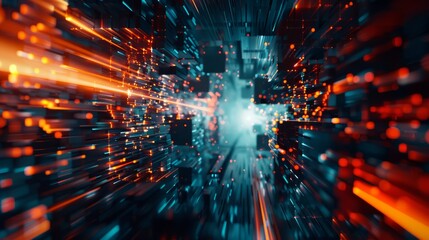 Fototapeta premium Abstract Futuristic Background 