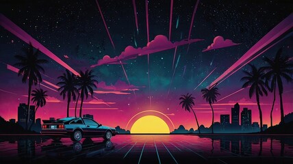 80s style background. 80s culture. abstract colorful background