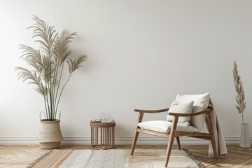 Clean and elegant mockup composition with a simple backdrop.