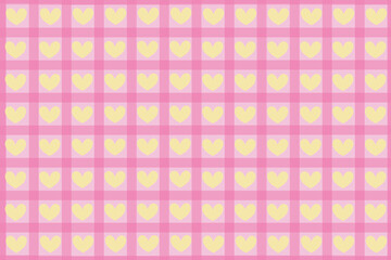 pink background with hearts