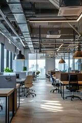 Corporate office setup with business essentials.