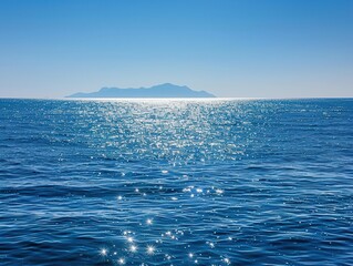 Ocean Surface with Reflections.