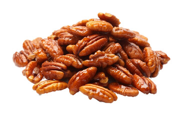 Obraz premium Tasty Caramelized Snack On PNG Background