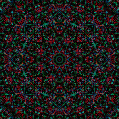 Seamless pattern in art nouveau style. slabs with complex symmetrical patterns are suitable for seamless printing.